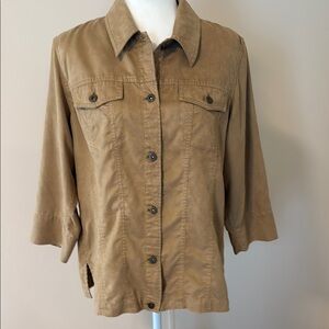 Liz Claiborne Tan Jacket Size L